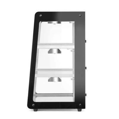Vyhřívaná pultová expozice, HENDI, Černá, 230V/500W, 472x447x(H)775mm | 273760